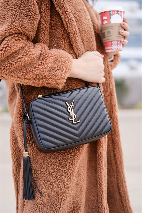 ysl lou camera bag smooth leather review|ysl mini lou camera bag.